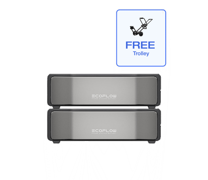 EcoFlow 2 x DELTA Pro Ultra Smart Extra Battery + Free Trolley - Flash Sale