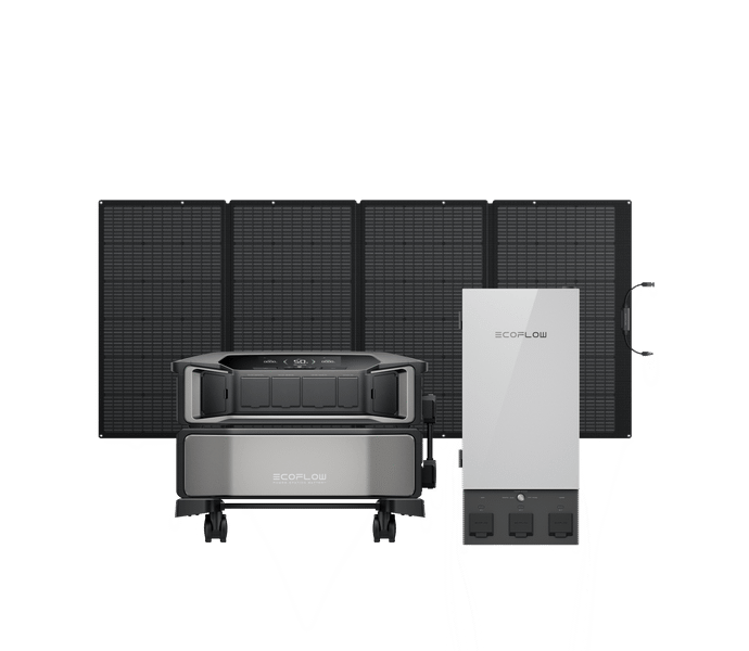 EcoFlow DELTA Pro Ultra + Smart Home Panel 2 + 400W Portable Solar Panel (Web Exclusive)