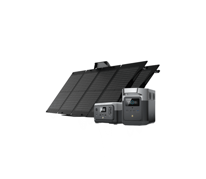 EcoFlow DELTA mini + EcoFlow RIVER 2 + 2 x 110W Portable Solar Panels