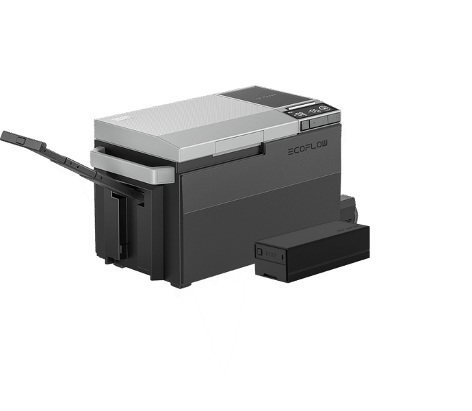 EcoFlow GLACIER + Plug-in Battery + Detachable Wheels and Lever