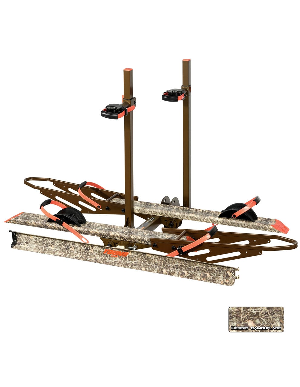 Camo 2-Bike Hitch E-Bike Rack with Ramp - Missouri Warehouse