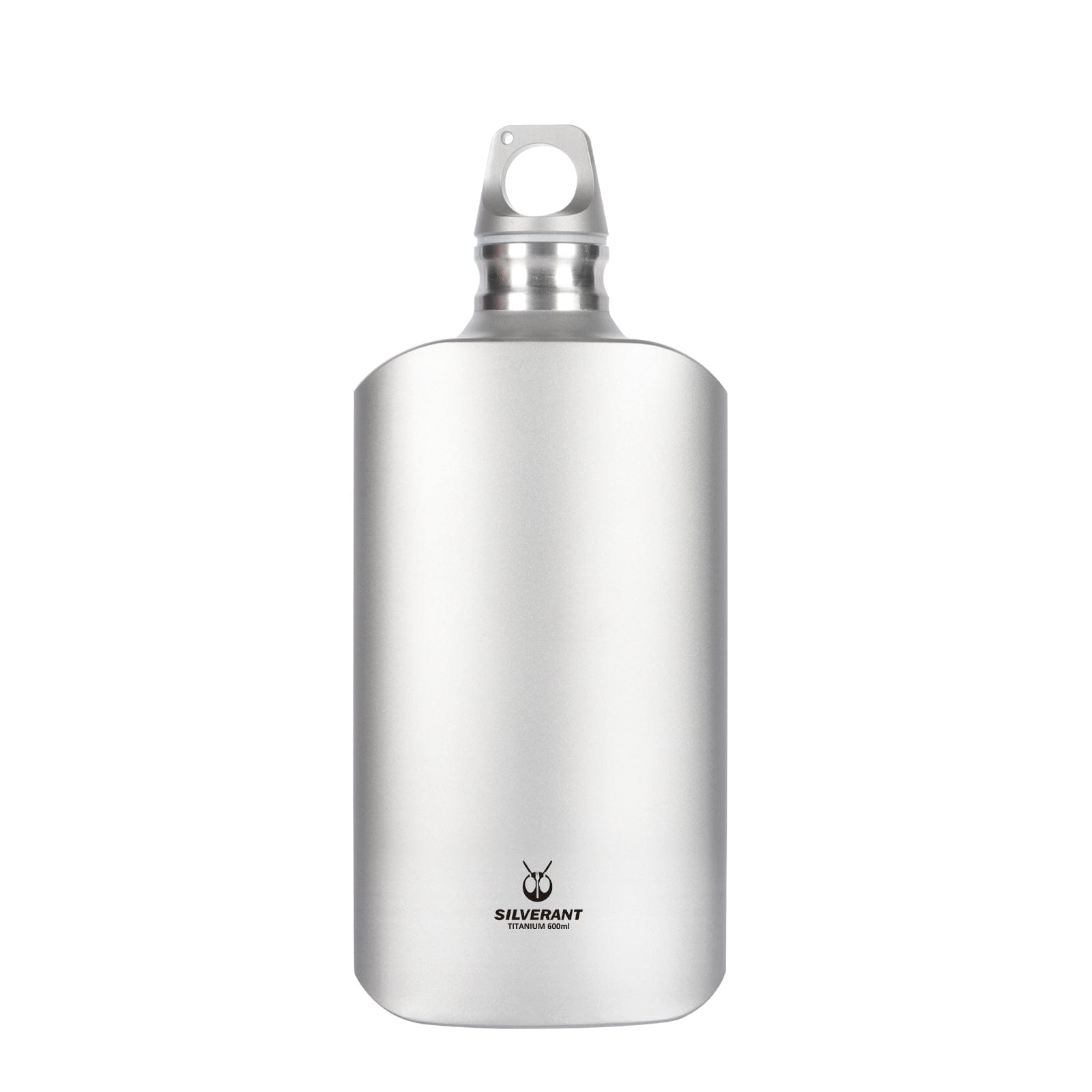 Ultralight Titanium Water Bottle 600ml/21 fl oz - Slim - 600ml/21 fl oz - Sandblasted