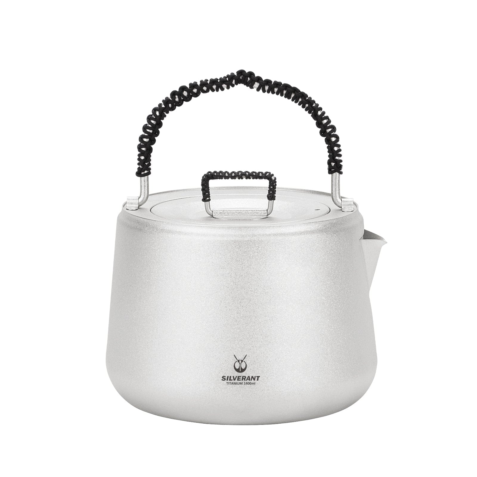 Large Titanium Kettle 1400ml/49 fl oz - Large Titanium Kettle Crystallised Finish - 1400ml/49 fl oz